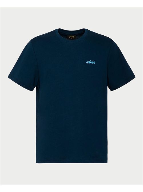 Men's F**k cotton T-shirt with logo F**K | FK25-M01TS70BU