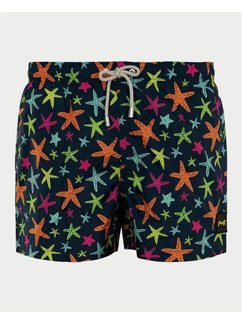 Men's F**k Swim Boxer with Marine Pattern F**K | FK25-M04BA31X16