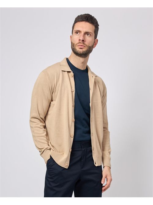 Cardigan uomo Gazzarrini con bottoni GAZZARRINI | ME514BEIGE