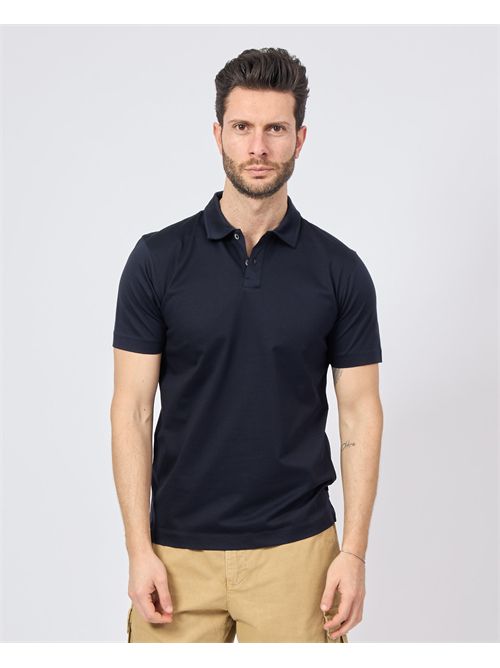 Gazzarrini slim fit blue polo GAZZARRINI | PE34BLU