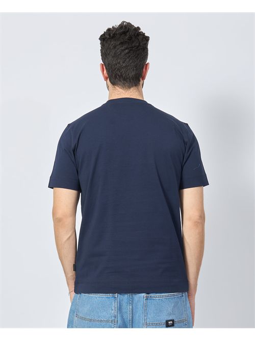 Gazzarrini basic crew neck men's t-shirt GAZZARRINI | TE205BLU