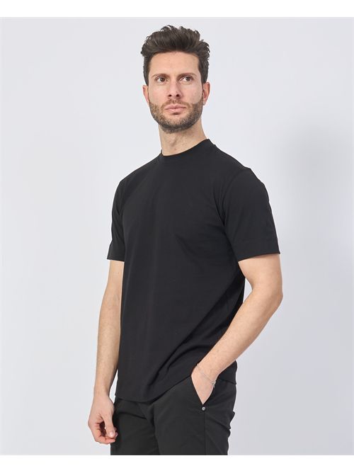 Gazzarrini basic crew neck men's t-shirt GAZZARRINI | TE205NERO