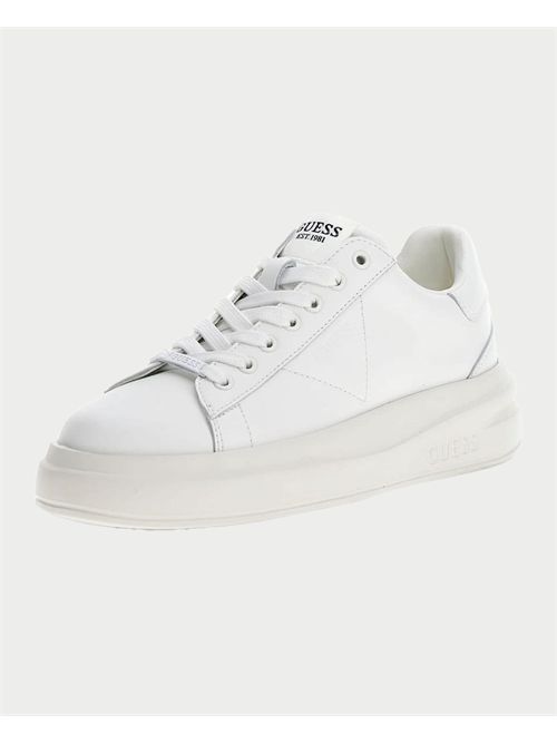 Sneakers uomo Guess in pelle GUESS | FMPELB-LEL12WHITE