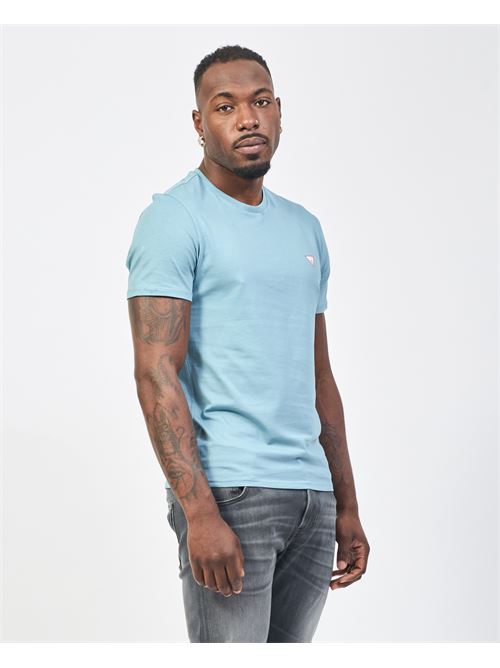 Guess Men's T-Shirt with Small Triangle Logo GUESS | M2YI36-I3Z14G7DV
