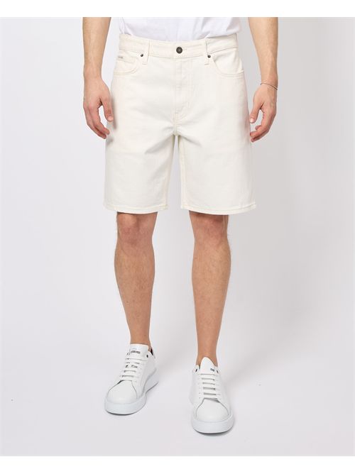 Bermuda uomo Guess in denim di cotone GUESS | M4YD37-D5OC1GJWI