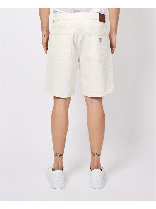 Bermuda uomo Guess in denim di cotone GUESS | M4YD37-D5OC1GJWI