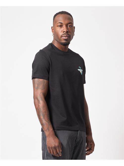 Guess cotton T-shirt with chest print GUESS | M5GI55-K8FQ4JBLK