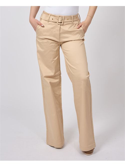 Pantaloni donna Guess in tessuto con cintura GUESS | W5GB13-WH5M2F1O8