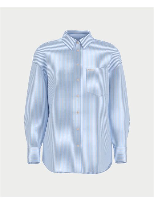 Camicia oversize Guess a righe GUESS | W5RH94-WGZ11FB9A