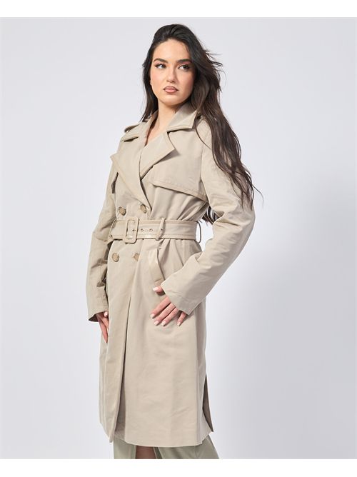 Trench-coat ajusté pour femme Guess avec ceinture GUESS | W5RL14-WGWD2F14R
