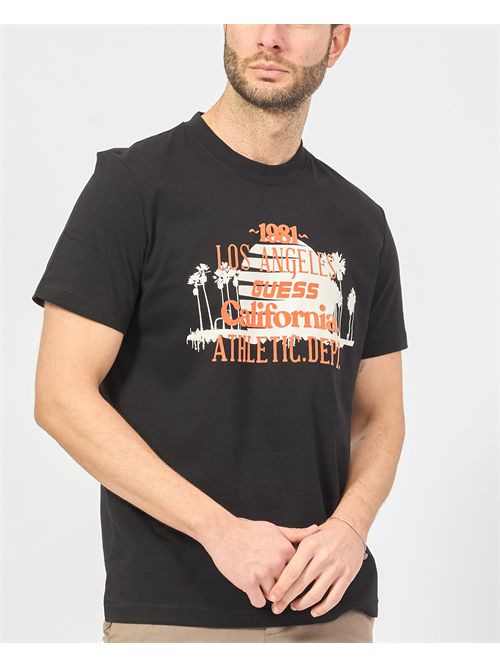 Guess relaxed fit cotton T-shirt GUESS | Z5GI16-I3Z14JBLK