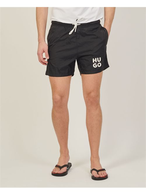 Boxer de bain Hugo avec logo décomposé HUGO | 50510190001