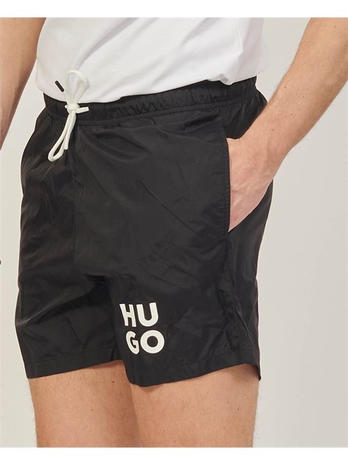 Boxer de bain Hugo avec logo décomposé HUGO | 50510190001
