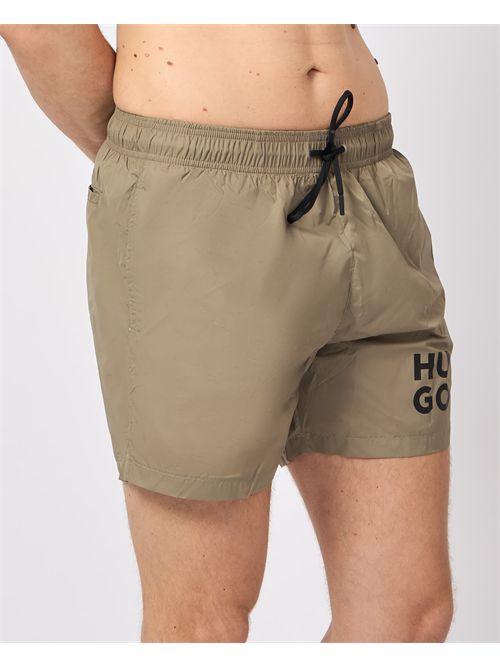 Boxer mare Hugo con logo scomposto HUGO | 50510190219