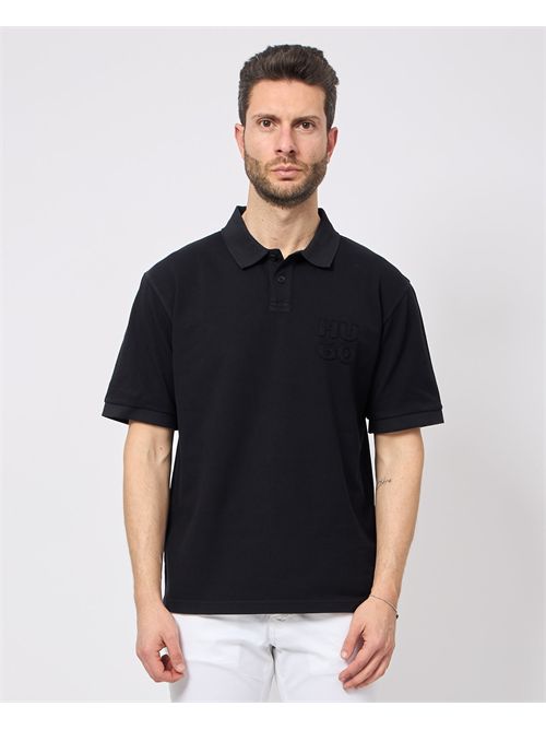 Polo uomo Hugo con logo scomposto HUGO | 50535286001