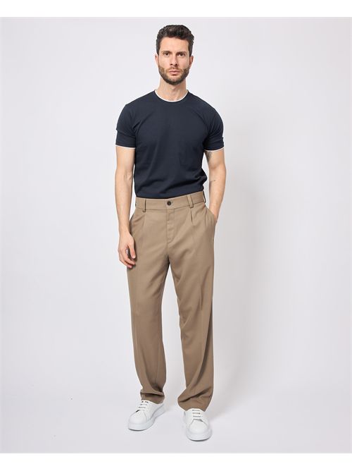 Pantalon en sergé extensible Hugo pour homme HUGO | 50538671219