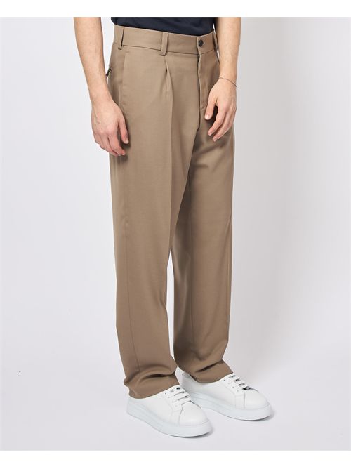 Pantalon en sergé extensible Hugo pour homme HUGO | 50538671219