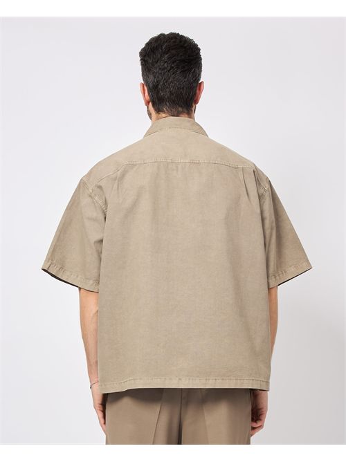 Camicia oversize uomo di Hugo con tasconi HUGO | 50539287219