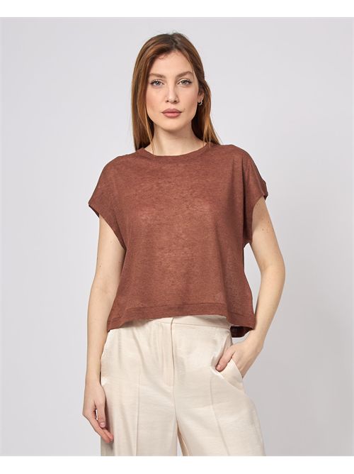 T-shirt basic Iblues in lino iBLUES | ABOUT008