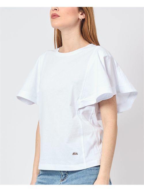 Jijil Women's Crew Neck T-Shirt with Wide Sleeves JIJIL | TS0650001