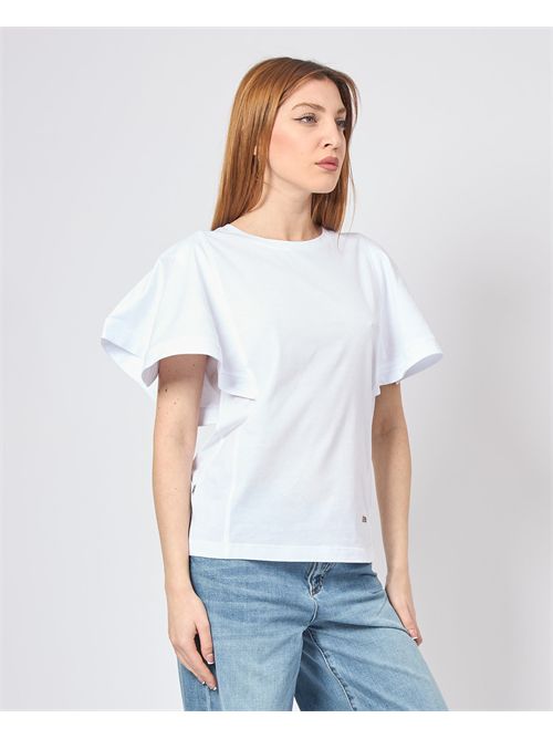 Jijil Women's Crew Neck T-Shirt with Wide Sleeves JIJIL | TS0650001