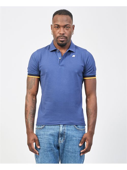 Vincent men's polo shirt by K-way in cotton piquet K-WAY | K1125BW-VINCENT867