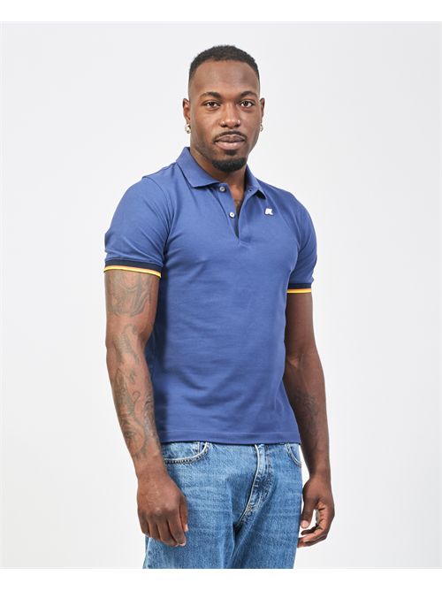 Polo homme Vincent de K-way en piqué de coton K-WAY | K1125BW-VINCENT867