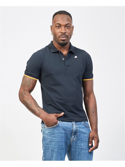 Polo homme Vincent de K-way en piqué de coton K-WAY | K1125BW-VINCENTK89