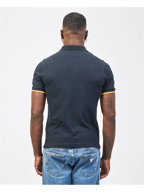 Polo homme Vincent de K-way en piqué de coton K-WAY | K1125BW-VINCENTK89