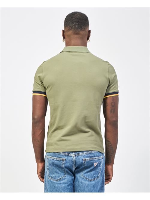 Polo homme Vincent de K-way en piqué de coton K-WAY | K1125BW-VINCENTV15