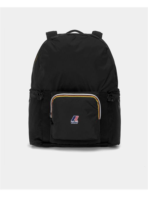 Zaino uomo K-way Michel impacchettabile con logo K-WAY | K1128BW-MICHELUSY