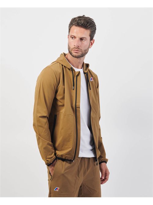 Felpa uomo Joudrain di K-way con cappuccio e logo K-WAY | K2122YW-JOURDAIN045