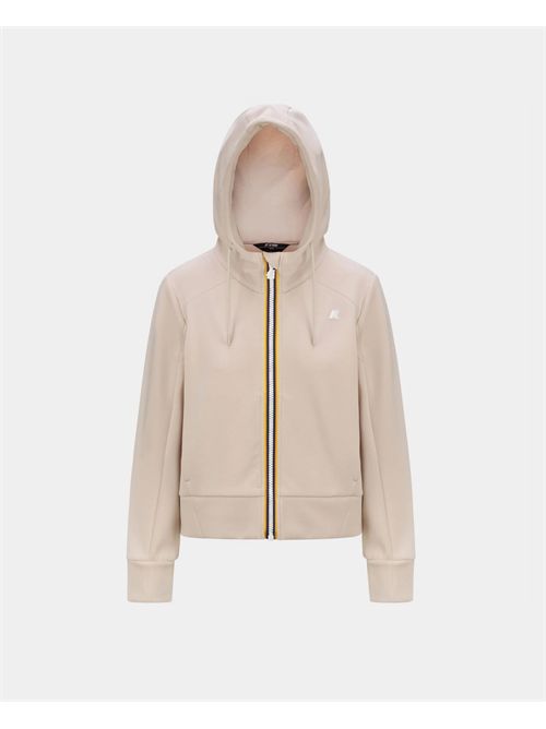 Felpa Divine K-way con cappuccio e logo K-WAY | K2132CW-DIVINEX59
