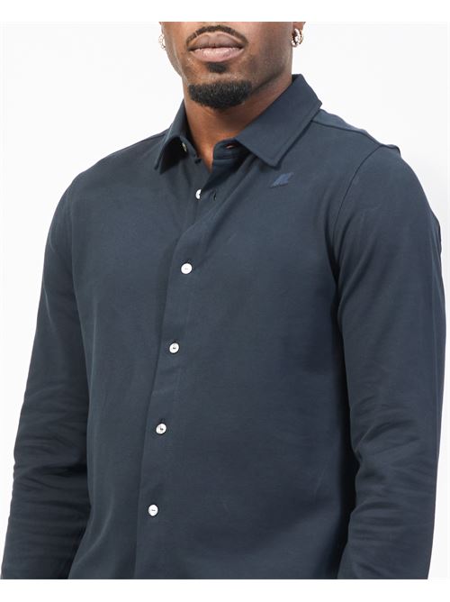 Camicia uomo K-way Timothee con logo K-WAY | K21425W-TIMOTHEEK89