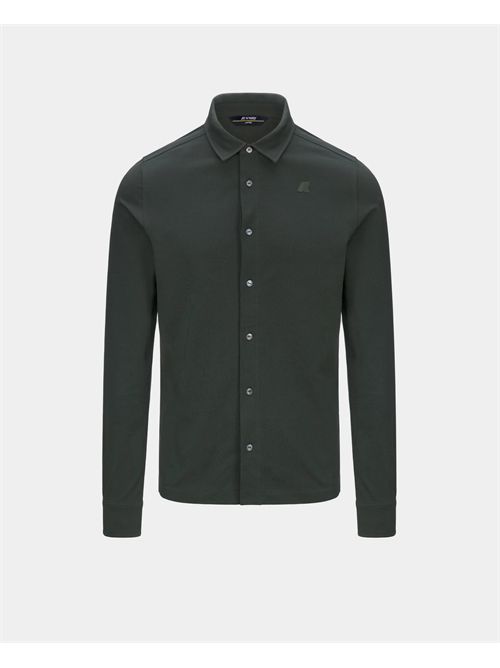 Camicia uomo K-way Timothee con logo K-WAY | K21425W-TIMOTHEEWMR