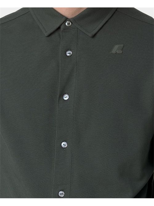 Camicia uomo K-way Timothee con logo K-WAY | K21425W-TIMOTHEEWMR