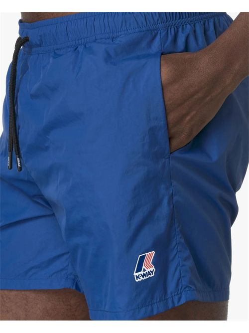 Olivier swim boxer shorts by K-way in ripstop fabric K-WAY | K31357W-OLIVER063