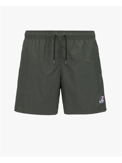 Olivier swim boxer shorts by K-way in ripstop fabric K-WAY | K31357W-OLIVERWMR