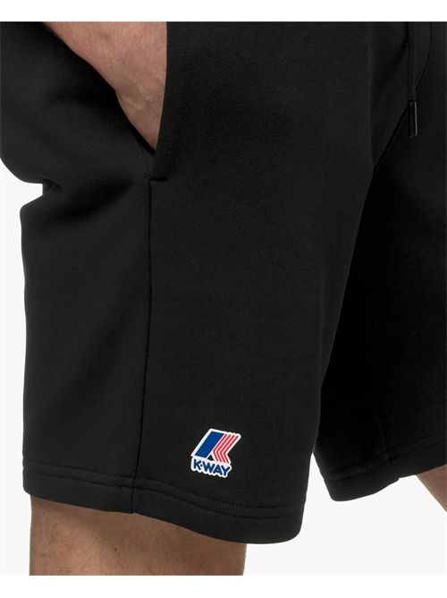 Bermuda uomo K-way con logo sull'orlo K-WAY | K51225W-DORIANUSY
