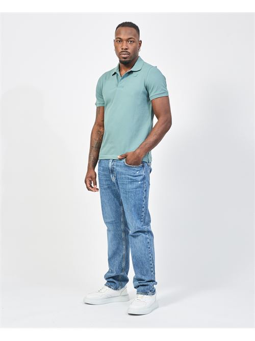 Polo homme K-way Amedee en piqué stretch K-WAY | K5127BW-AMEDEEH04