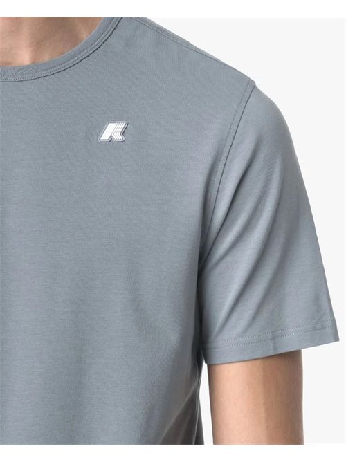 Adame K-way T-shirt with silicone logo K-WAY | K71349W-ADAMEWA9