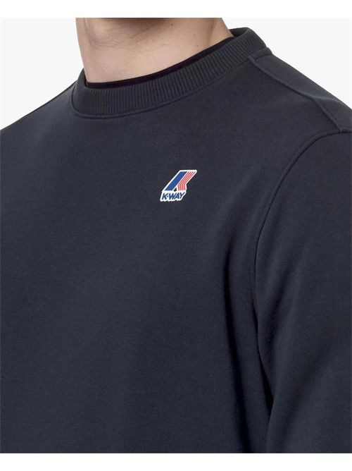 Felpa unisex Auguste di K-way in misto cotone K-WAY | K8122PW-AUGUSTEK89