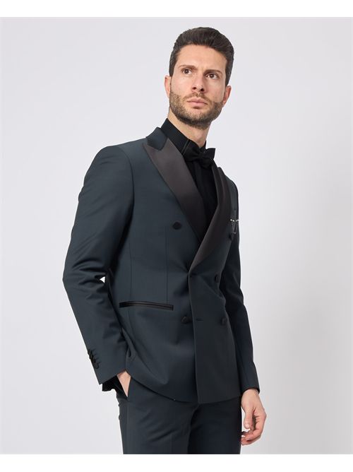 Smoking uomo Lebole doppiopetto con revers a lancia LEBOLE | A1408-6141290019