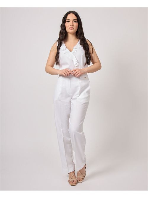 Markup high-waisted trousers in linen blend MARKUP | MW865127BIANCO