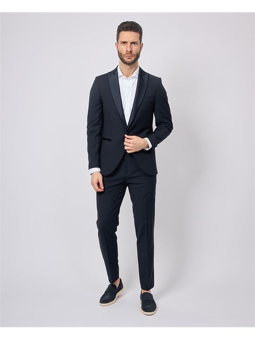 Abito blu slim fit Mulish monopetto MULISH | AB213-ZANTERASOBLU