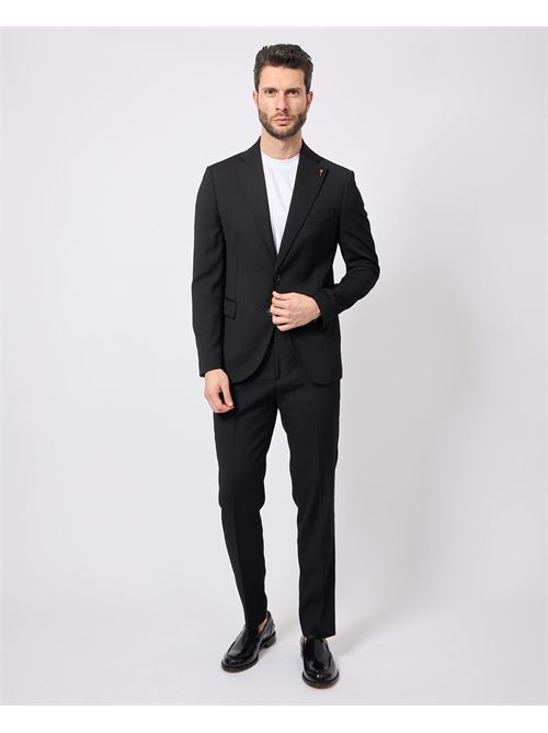Costume noir coupe slim Mulish à simple boutonnage MULISH | AB7200-SCANDOLANERO