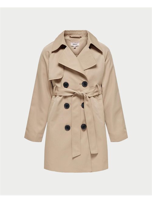Trench Only Kids a doppio petto ONLY | 15323249TANNIN
