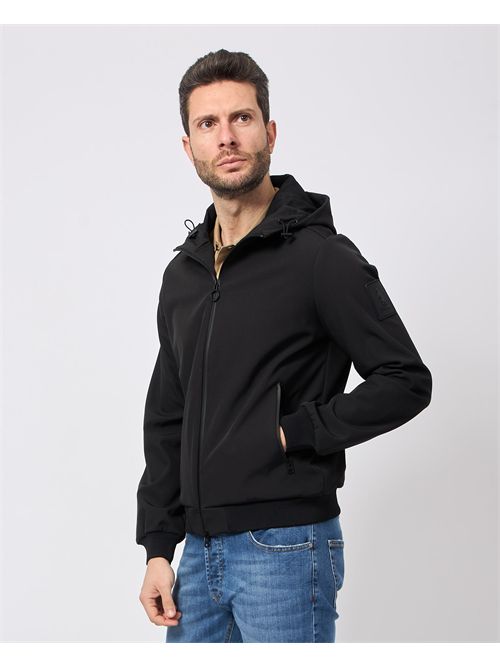Giubbotto nero Refrigue con patch logo sul braccio REFRIGUE | 2815O0099BLACK