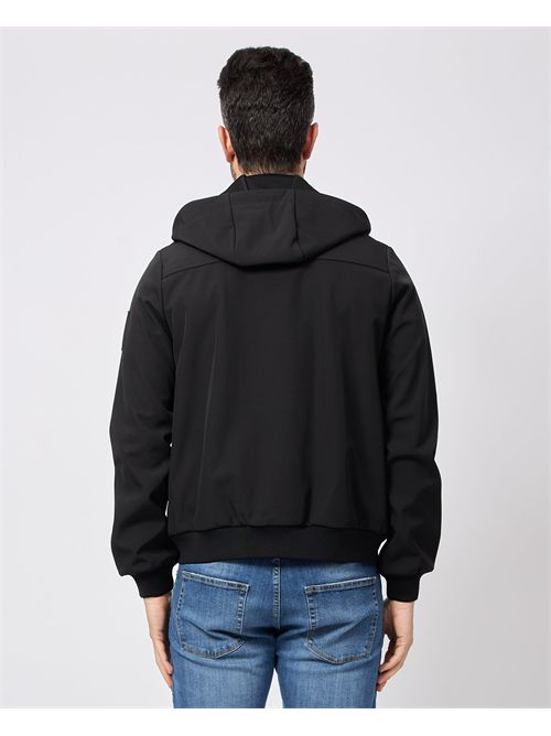 Giubbotto nero Refrigue con patch logo sul braccio REFRIGUE | 2815O0099BLACK