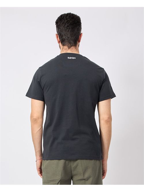 T-shirt uomo Refrigue con patch logata REFRIGUE | 2816M00158BLACK